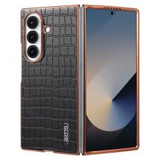 AZNS - AZNS Samsung Galaxy Z Fold7 Fodral Electroplating PU + PC - Svart