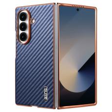 AZNS - AZNS Samsung Galaxy Z Fold7 Fodral Electroplating PU+PC - Blå