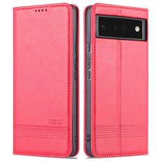 AZNS - AZNS Smooth Wallet Design Fodral för Google Pixel 6 Pro - Röd