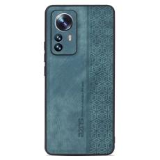 AZNS - AZNS Xiaomi 12 Lite 5G Fodral - PU Läder + TPU - Grön