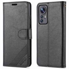 AZNS - AZNS Xiaomi 12 Lite Fodral Äkta läder - Svart