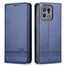 AZNS - AZNS Xiaomi 13 5G Flip Fodral Äkta läder - Blå