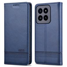 AZNS - AZNS Xiaomi 14 Pro Fodral Magnetisk - Konstl&auml;der - Bl&aring;