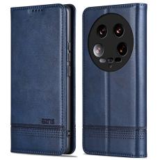 AZNS - AZNS Xiaomi 14 Ultra Fodral &Auml;kta l&auml;der - Bl&aring;