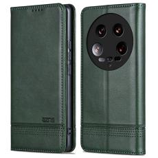 AZNS - AZNS Xiaomi 14 Ultra Fodral &Auml;kta l&auml;der - Gr&ouml;n