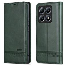 AZNS - AZNS Xiaomi 14T Fodral Äkta läder Plånboksfodral - Grön