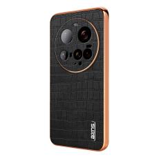 AZNS - AZNS Xiaomi 15 Ultra Fodral Electroplating Krokodil PU + TPU - Svart