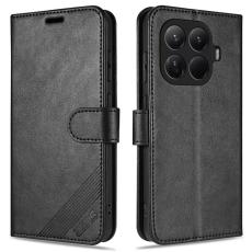 AZNS - AZNS Xiaomi 15T Pro Fodral Anti-Scratch PU L&auml;der - Svart