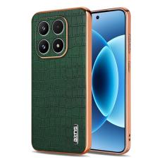 AZNS - AZNS Xiaomi 17 Fodral Electroplating Krokodil PU + TPU - Grön