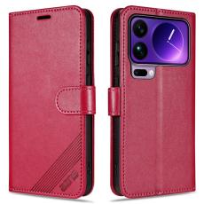 AZNS - AZNS Xiaomi 17 Pro Fodral Anti-Scratch Konstl&auml;der - R&ouml;d