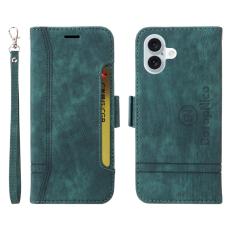 BETOPNICE - BETOPNICE 001 f&ouml;r iPhone 16 Plus Fodral St&auml;ll Card Slots - Gr&ouml;n