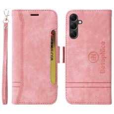 BETOPNICE - BETOPNICE 001 Samsung Galaxy A14 5G Fodral PU Läder - Pink
