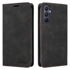 BETOPNICE - BETOPNICE 003 f&ouml;r Samsung Galaxy A17 Fodral &Auml;kta l&auml;der - Svart