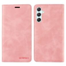BETOPNICE - BETOPNICE 003 för Samsung Galaxy A34 5G Fodral - PU Läder - Pink