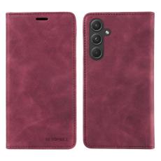 BETOPNICE - BETOPNICE 003 f&ouml;r Samsung Galaxy A55 5G Fodral &Auml;kta l&auml;der - R&ouml;d