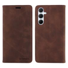 BETOPNICE - BETOPNICE 003 f&ouml;r Samsung Galaxy A56 5G Fodral &Auml;kta l&auml;der - Brun