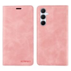 BETOPNICE - BETOPNICE 003 f&ouml;r Samsung Galaxy A56 5G Fodral &Auml;kta l&auml;der - Rosa