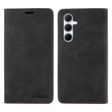 BETOPNICE - BETOPNICE 003 f&ouml;r Samsung Galaxy A56 5G Fodral &Auml;kta l&auml;der - Svart