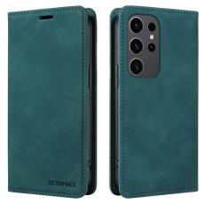 BETOPNICE - BETOPNICE 003 för Samsung Galaxy S24 Ultra Fodral - Äkta läder - Grön