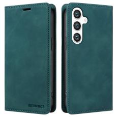 BETOPNICE - BETOPNICE 003 för Samsung Galaxy S25+ Fodral Äkta läder - Grön