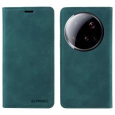 BETOPNICE - BETOPNICE 003 för Xiaomi 15 Ultra Fodral Äkta läder - Grön