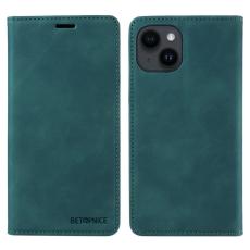 BETOPNICE - BETOPNICE 003 Fodral för iPhone 14 Plus - TPU + PU Läder - Grön
