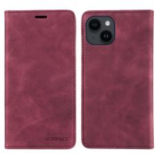 BETOPNICE - BETOPNICE 003 Fodral för iPhone 14 Plus - TPU + PU Läder - Röd