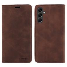 BETOPNICE - BETOPNICE 003 Fodral f&ouml;r Samsung Galaxy A15 5G - &Auml;kta l&auml;der - Brun