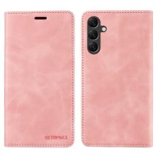 BETOPNICE - BETOPNICE 003 Fodral f&ouml;r Samsung Galaxy A15 5G - &Auml;kta l&auml;der - Rosa