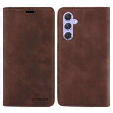 BETOPNICE - BETOPNICE 003 Fodral f&ouml;r Samsung Galaxy A54 5G - Konstl&auml;der - Brun