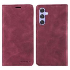 BETOPNICE - BETOPNICE 003 Fodral f&ouml;r Samsung Galaxy A54 5G - R&ouml;d PU L&auml;der