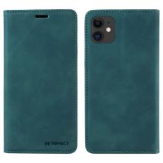 BETOPNICE - BETOPNICE 003 iPhone 12 / 12 Pro Fodral Äkta läder - Grön