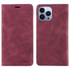 BETOPNICE - BETOPNICE 003 iPhone 12 Pro Max Fodral Äkta läder - Röd