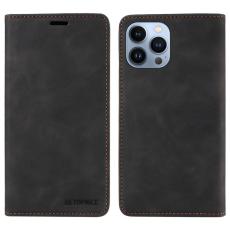 BETOPNICE - BETOPNICE 003 iPhone 12 Pro Max Fodral Äkta läder - Svart