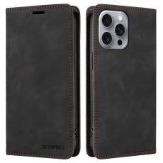 BETOPNICE - BETOPNICE 003 iPhone 16 Pro Max Fodral &Auml;kta l&auml;der - Svart