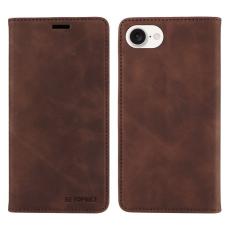 BETOPNICE - BETOPNICE 003 iPhone 16e Wallet Fodral Äkta läder - Brun