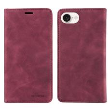 BETOPNICE - BETOPNICE 003 iPhone 16e Wallet Fodral Äkta läder - Röd