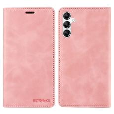 BETOPNICE - BETOPNICE 003 Samsung Galaxy A14 Fodral &Auml;kta l&auml;der - Pink