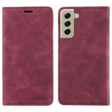 BETOPNICE - BETOPNICE 003 Samsung Galaxy S21 FE Fodral - PU Läder - Röd