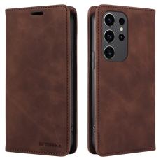 BETOPNICE - BETOPNICE 003 Samsung Galaxy S24 Ultra Fodral Flip Wallet - Brun