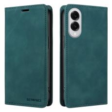 BETOPNICE - BETOPNICE 003 Samsung Galaxy S25 Edge Fodral Äkta läder - Grön
