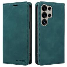 BETOPNICE - BETOPNICE 003 Samsung Galaxy S25 Ultra Wallet Fodral Äkta läder - Grön