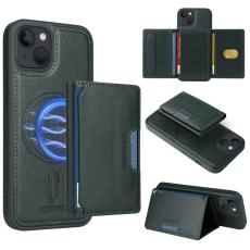 BETOPNICE - BETOPNICE iPhone 14 / 13 Fodral Äkta läder - Grön