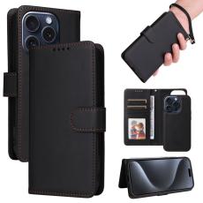 BETOPNICE - BETOPNICE iPhone 15 Pro Fodral Magnetiskt PU Läder - Svart