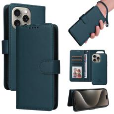 BETOPNICE - BETOPNICE iPhone 15 Pro Max Fodral - Äkta läder - Blå