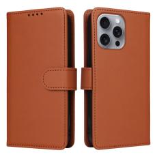 BETOPNICE - BETOPNICE iPhone 16 Pro Max Fodral - Detachable PU Leather - Brun