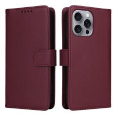 BETOPNICE - BETOPNICE iPhone 16 Pro Max Fodral - Detachable PU Leather - Vinr&ouml;d