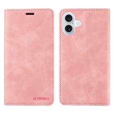 BETOPNICE - BETOPNICE iPhone 17 Fodral &Auml;kta l&auml;der - Magnetisk - Rosa