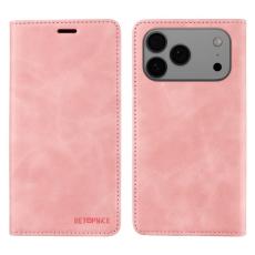 BETOPNICE - BETOPNICE iPhone 17 Pro Max Fodral &Auml;kta l&auml;der - Pink