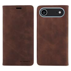 BETOPNICE - BETOPNICE iPhone Air Fodral Äkta läder - Brun - RFID Blocking